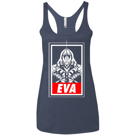 T-Shirts Vintage Navy / X-Small EVA Women's Triblend Racerback Tank