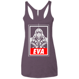 T-Shirts Vintage Purple / X-Small EVA Women's Triblend Racerback Tank