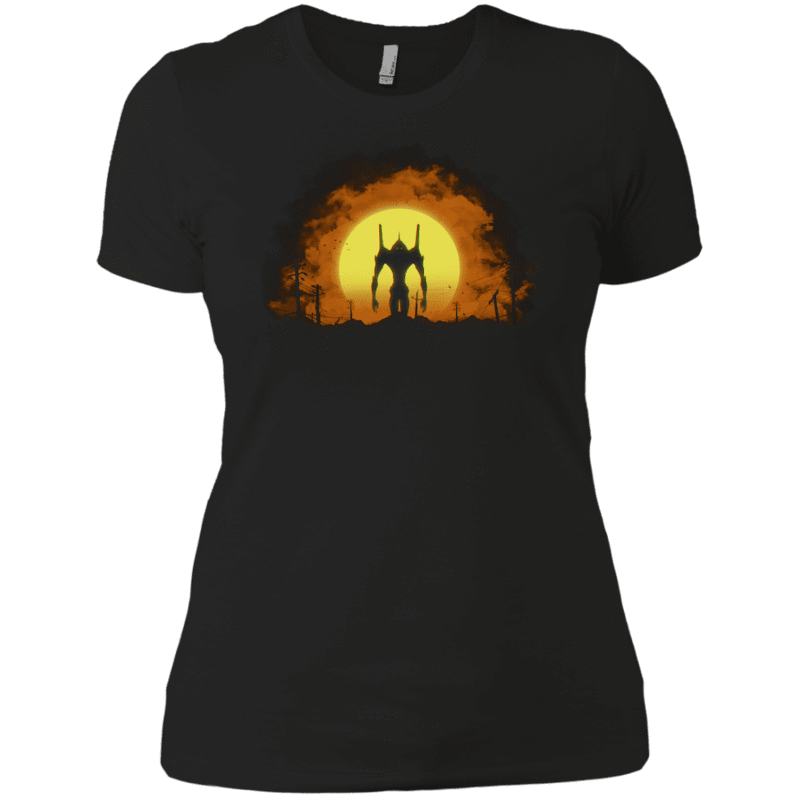 T-Shirts Black / X-Small Evangelion Women's Premium T-Shirt
