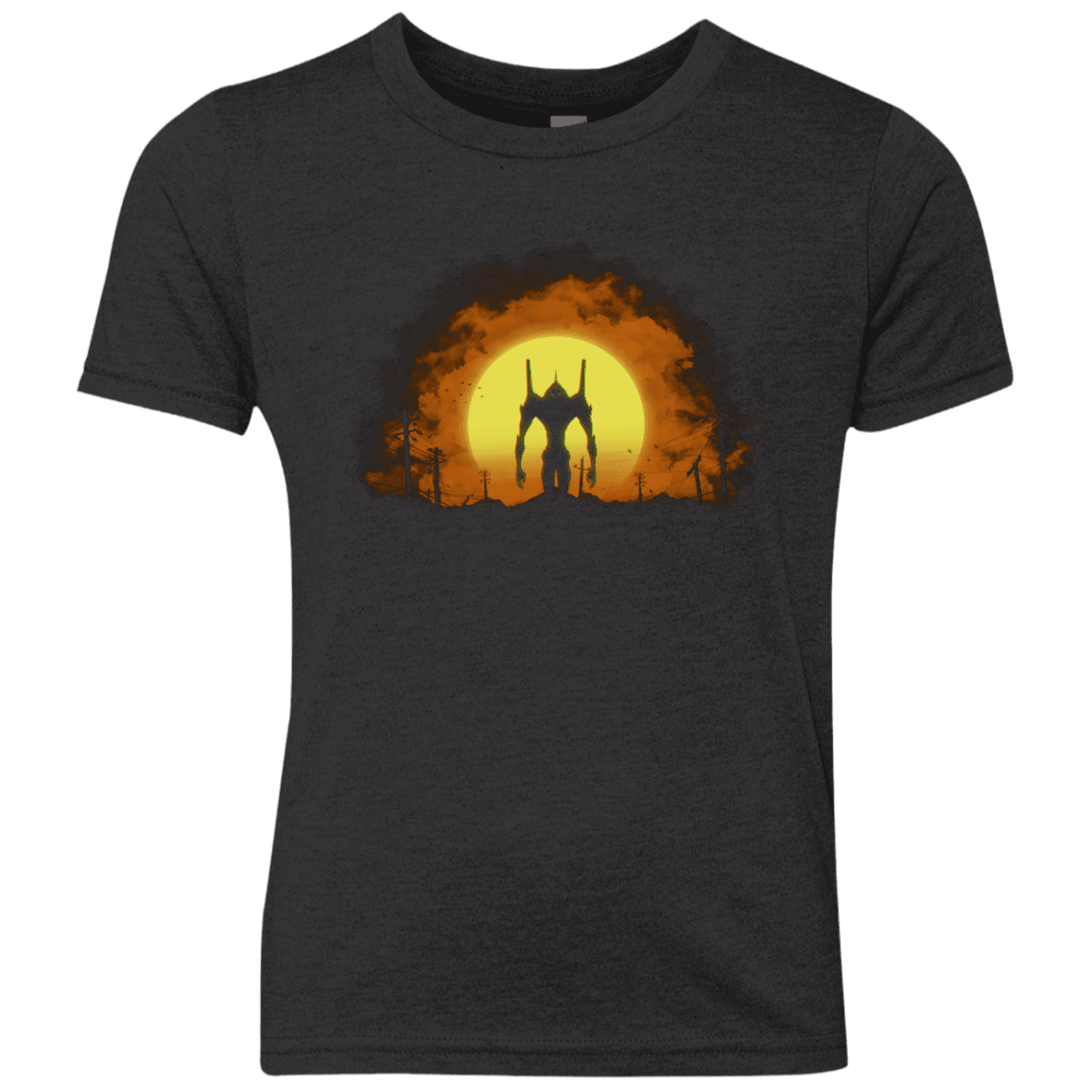 T-Shirts Vintage Black / YXS Evangelion Youth Triblend T-Shirt