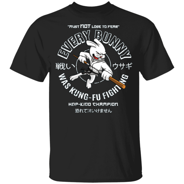 T-Shirts Black / YXS Every Bunny Kung Fu Fighting Youth T-Shirt