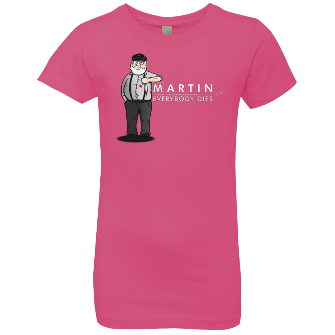 T-Shirts Hot Pink / YXS Everybody Dies Girls Premium T-Shirt