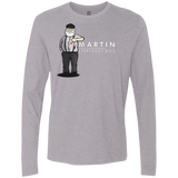 T-Shirts Heather Grey / Small Everybody Dies Men's Premium Long Sleeve