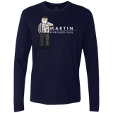 T-Shirts Midnight Navy / Small Everybody Dies Men's Premium Long Sleeve