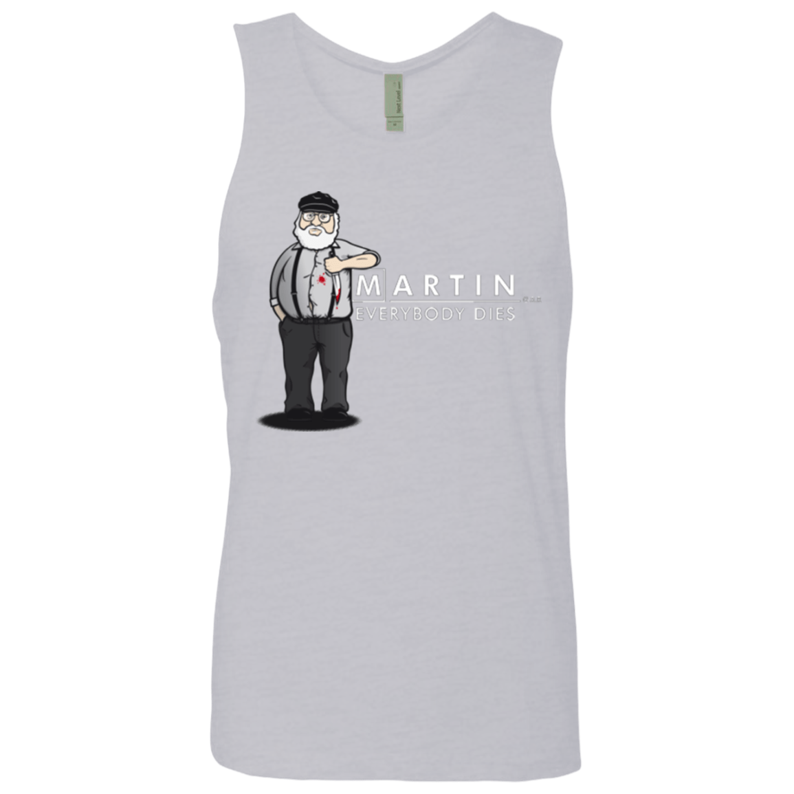 T-Shirts Heather Grey / Small Everybody Dies Men's Premium Tank Top