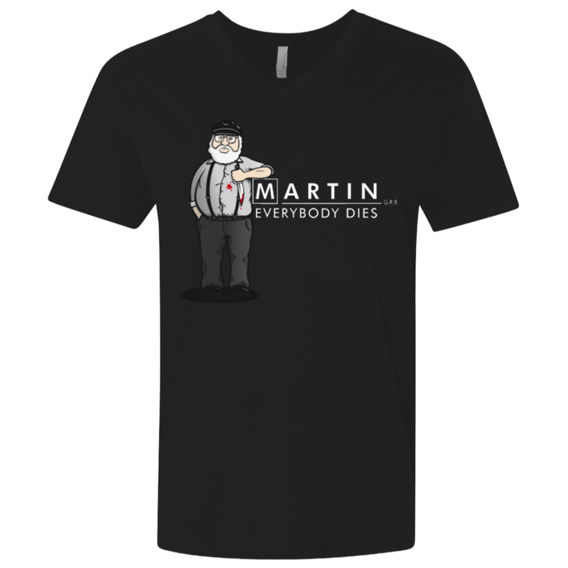 T-Shirts Black / X-Small Everybody Dies Men's Premium V-Neck