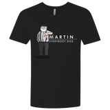 T-Shirts Black / X-Small Everybody Dies Men's Premium V-Neck