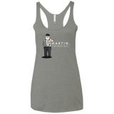 T-Shirts Venetian Grey / X-Small Everybody Dies Women's Triblend Racerback Tank