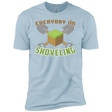 T-Shirts Light Blue / YXS Everyday Shoveling Boys Premium T-Shirt