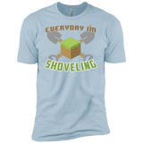 T-Shirts Light Blue / YXS Everyday Shoveling Boys Premium T-Shirt