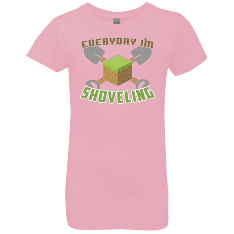 T-Shirts Light Pink / YXS Everyday Shoveling Girls Premium T-Shirt