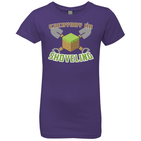 T-Shirts Purple Rush / YXS Everyday Shoveling Girls Premium T-Shirt