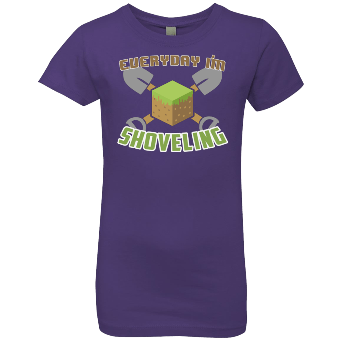 T-Shirts Purple Rush / YXS Everyday Shoveling Girls Premium T-Shirt