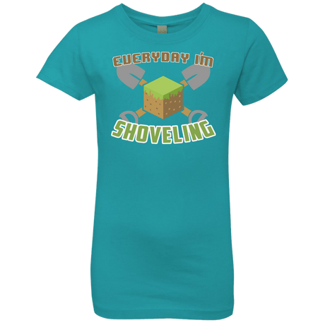 T-Shirts Tahiti Blue / YXS Everyday Shoveling Girls Premium T-Shirt