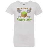 T-Shirts White / YXS Everyday Shoveling Girls Premium T-Shirt