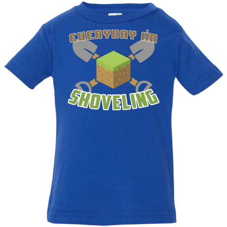 T-Shirts Royal / 6 Months Everyday Shoveling Infant Premium T-Shirt