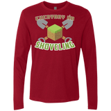 T-Shirts Cardinal / Small Everyday Shoveling Men's Premium Long Sleeve