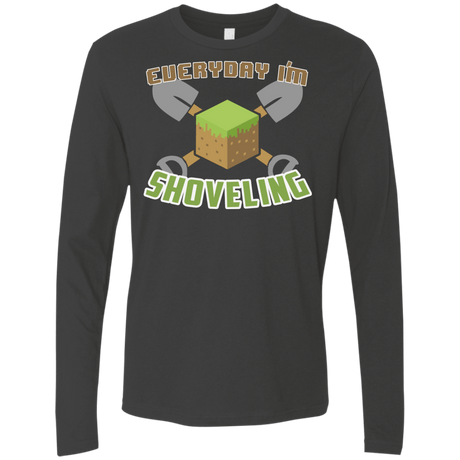 T-Shirts Heavy Metal / Small Everyday Shoveling Men's Premium Long Sleeve