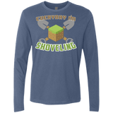 T-Shirts Indigo / Small Everyday Shoveling Men's Premium Long Sleeve
