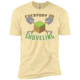 T-Shirts Banana Cream / X-Small Everyday Shoveling Men's Premium T-Shirt