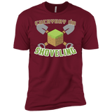 T-Shirts Cardinal / X-Small Everyday Shoveling Men's Premium T-Shirt