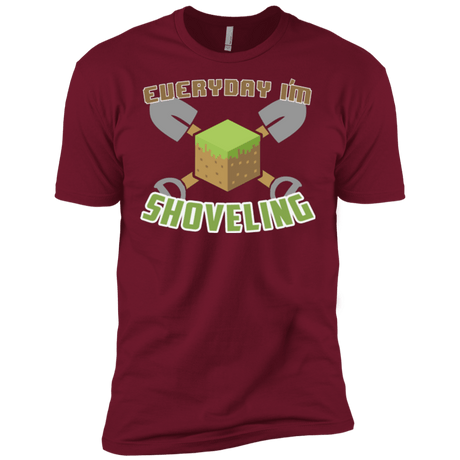 T-Shirts Cardinal / X-Small Everyday Shoveling Men's Premium T-Shirt