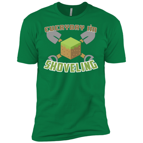 T-Shirts Kelly Green / X-Small Everyday Shoveling Men's Premium T-Shirt