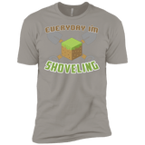 T-Shirts Light Grey / X-Small Everyday Shoveling Men's Premium T-Shirt