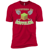 T-Shirts Red / X-Small Everyday Shoveling Men's Premium T-Shirt