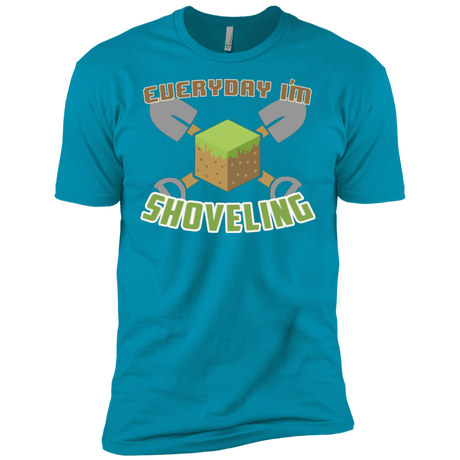 T-Shirts Turquoise / X-Small Everyday Shoveling Men's Premium T-Shirt