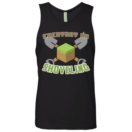 T-Shirts Black / Small Everyday Shoveling Men's Premium Tank Top