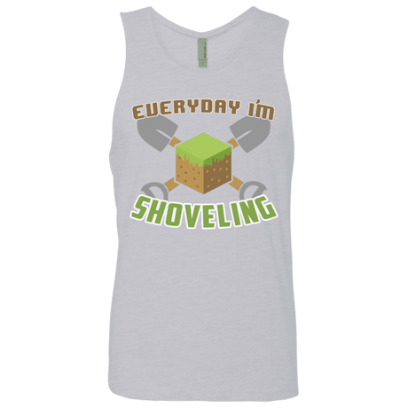 T-Shirts Heather Grey / Small Everyday Shoveling Men's Premium Tank Top