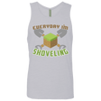 T-Shirts Heather Grey / Small Everyday Shoveling Men's Premium Tank Top
