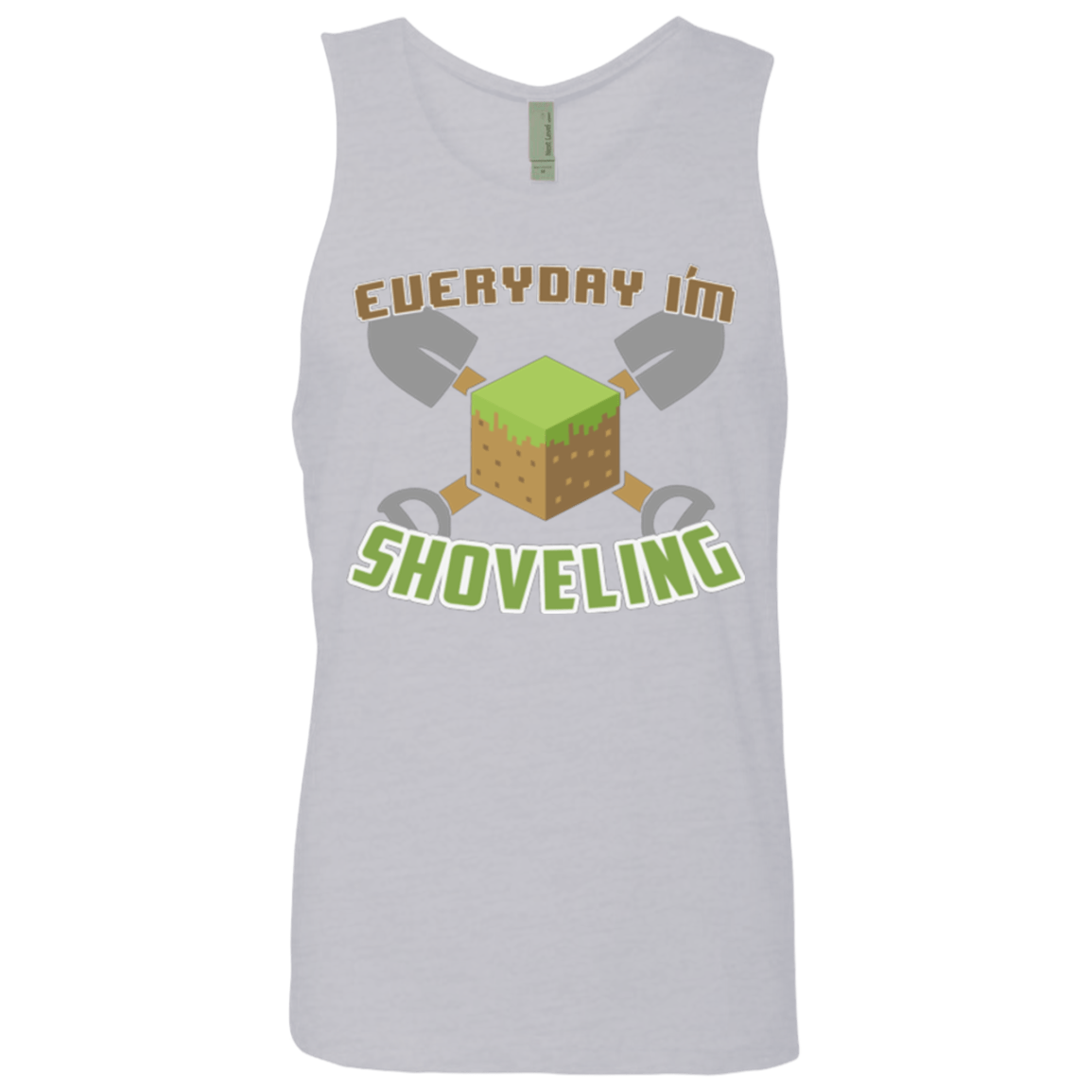T-Shirts Heather Grey / Small Everyday Shoveling Men's Premium Tank Top