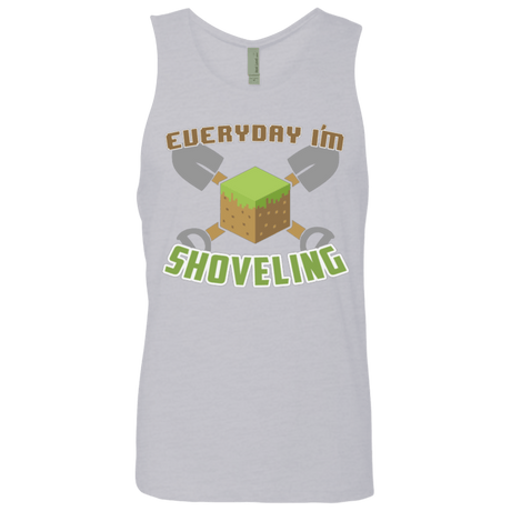 T-Shirts Heather Grey / Small Everyday Shoveling Men's Premium Tank Top
