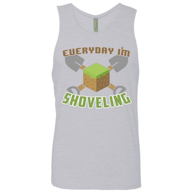 T-Shirts Heather Grey / Small Everyday Shoveling Men's Premium Tank Top