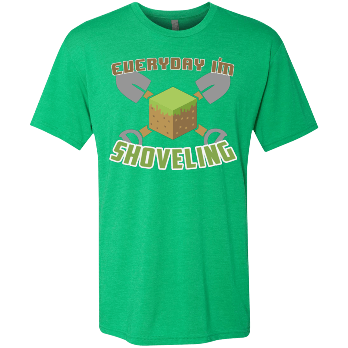 T-Shirts Envy / Small Everyday Shoveling Men's Triblend T-Shirt