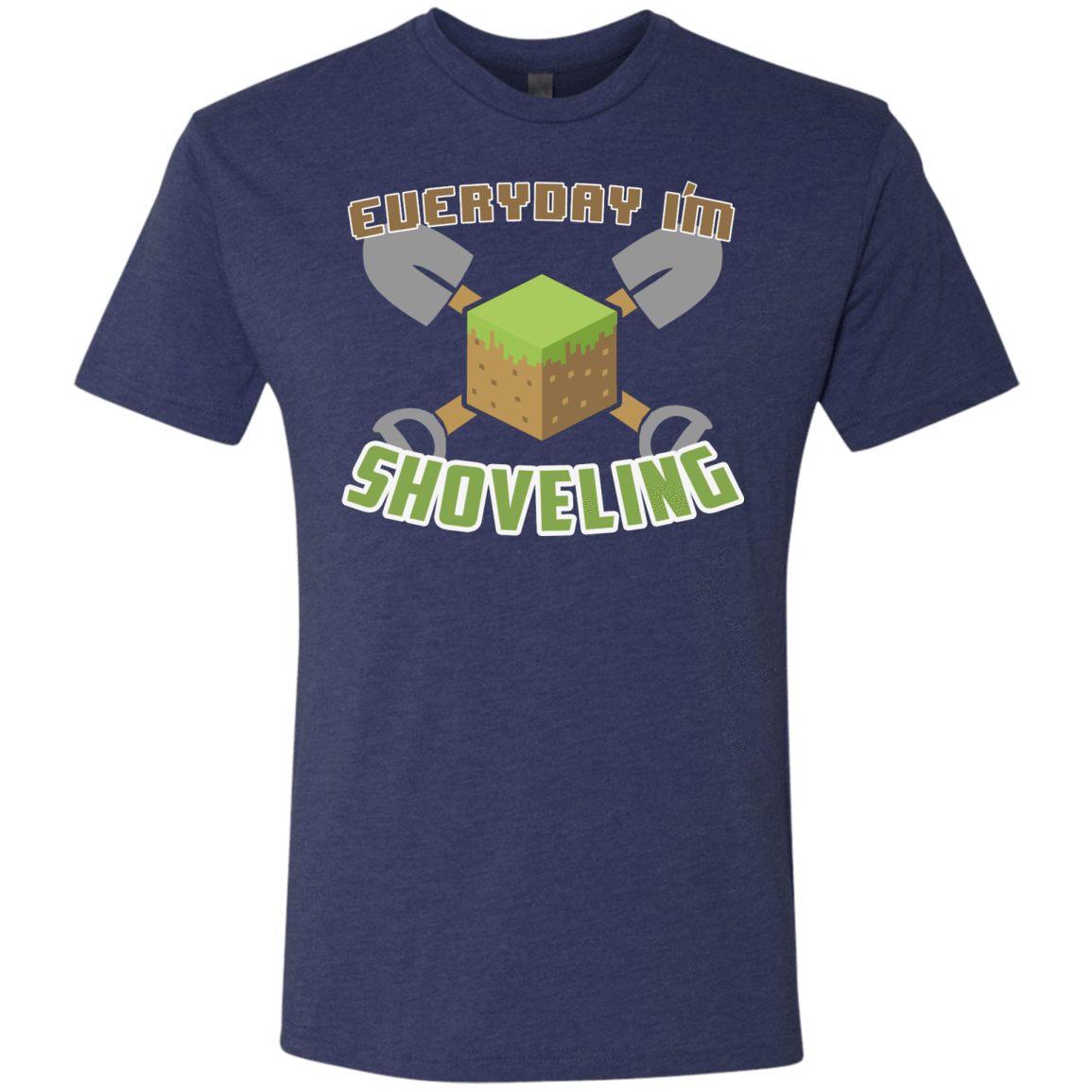 T-Shirts Vintage Navy / Small Everyday Shoveling Men's Triblend T-Shirt