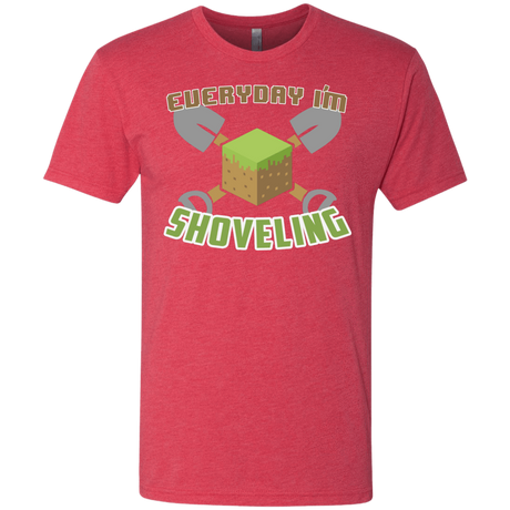 T-Shirts Vintage Red / Small Everyday Shoveling Men's Triblend T-Shirt