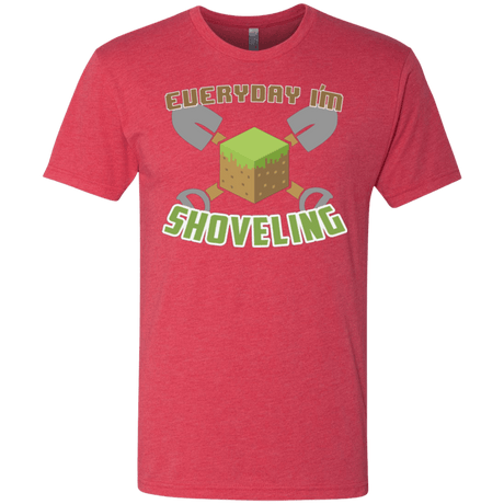 T-Shirts Vintage Red / Small Everyday Shoveling Men's Triblend T-Shirt