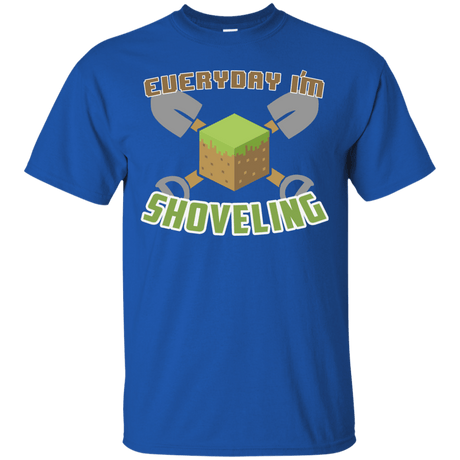 T-Shirts Royal / Small Everyday Shoveling T-Shirt