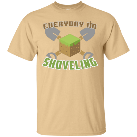 T-Shirts Vegas Gold / Small Everyday Shoveling T-Shirt