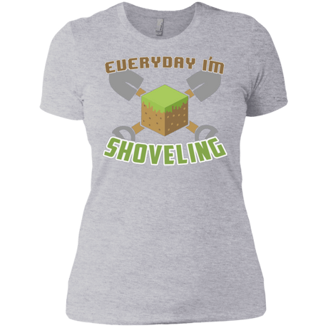 T-Shirts Heather Grey / X-Small Everyday Shoveling Women's Premium T-Shirt