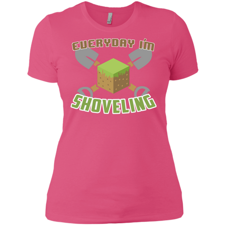 T-Shirts Hot Pink / X-Small Everyday Shoveling Women's Premium T-Shirt