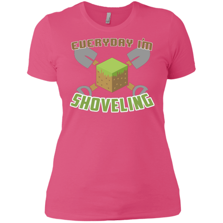 T-Shirts Hot Pink / X-Small Everyday Shoveling Women's Premium T-Shirt