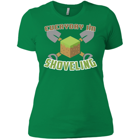 T-Shirts Kelly Green / X-Small Everyday Shoveling Women's Premium T-Shirt