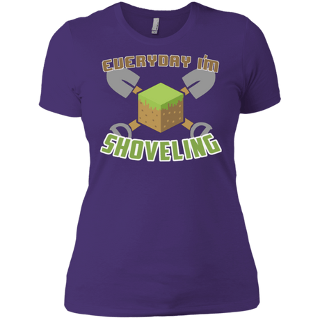T-Shirts Purple / X-Small Everyday Shoveling Women's Premium T-Shirt