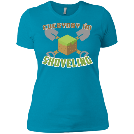T-Shirts Turquoise / X-Small Everyday Shoveling Women's Premium T-Shirt