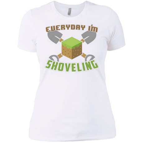 T-Shirts White / X-Small Everyday Shoveling Women's Premium T-Shirt