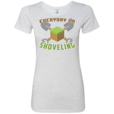 T-Shirts Heather White / Small Everyday Shoveling Women's Triblend T-Shirt